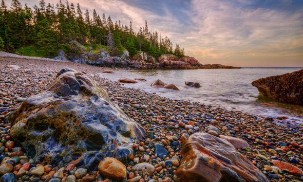 best place for sea glass acadia