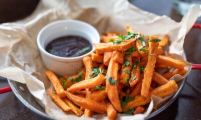 sweet potato ukoy with palabok recipe